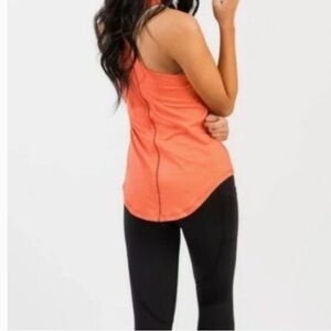 ZYIA effortless racer tank coral (M)